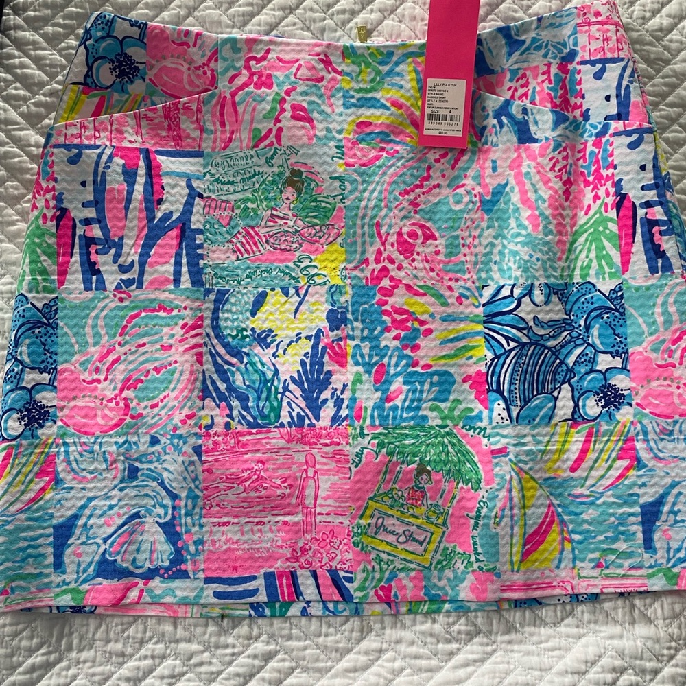 Lilly Pulitzer Summer remix Marigold skirt size 4 NWT